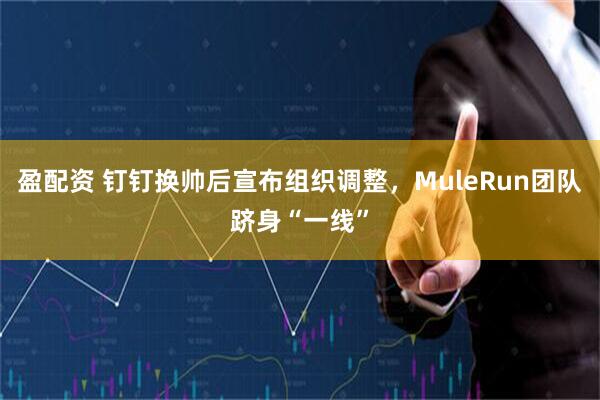 盈配资 钉钉换帅后宣布组织调整，MuleRun团队跻身“一线”